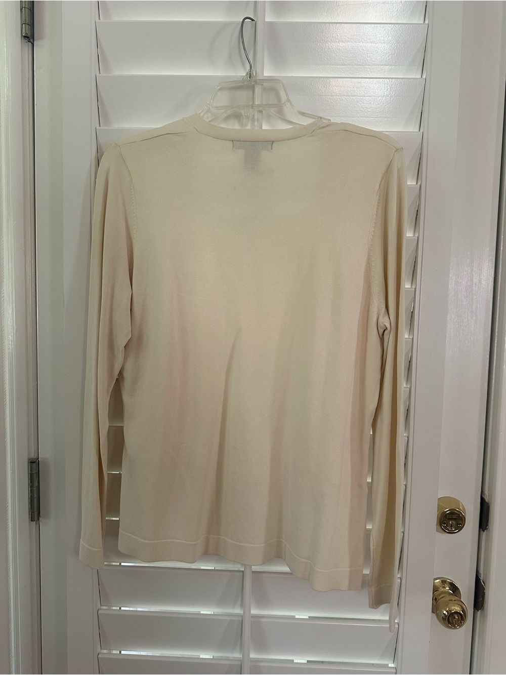 august silk Cream Layered Shell & Open Cardigan Set - Picture 10 of 10